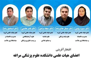 قرار گرفتن اعضای هیأت علمی دانشکده علوم پزشکی مراغه در فهرست پژوهشگران پر استناد ۲ درصد برتر سال ۲۰۲۵ دنیا برگ زرینی در افتخارات علمی دانشکده